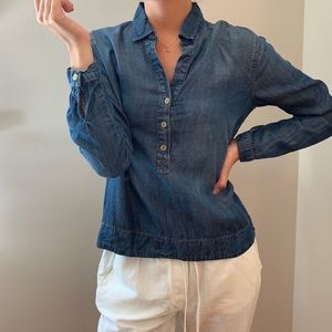 Anthropology Denim Top!